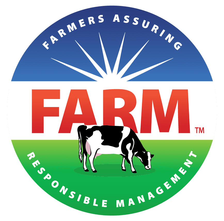 Logo FARM que certifica que los productos se elaboran respetando altos estándares de bienestar animal